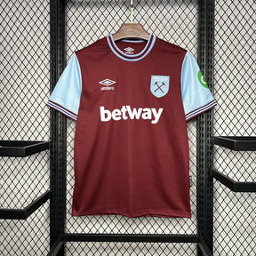 Camisa West Ham Home 24/25 - Versão Torcedor