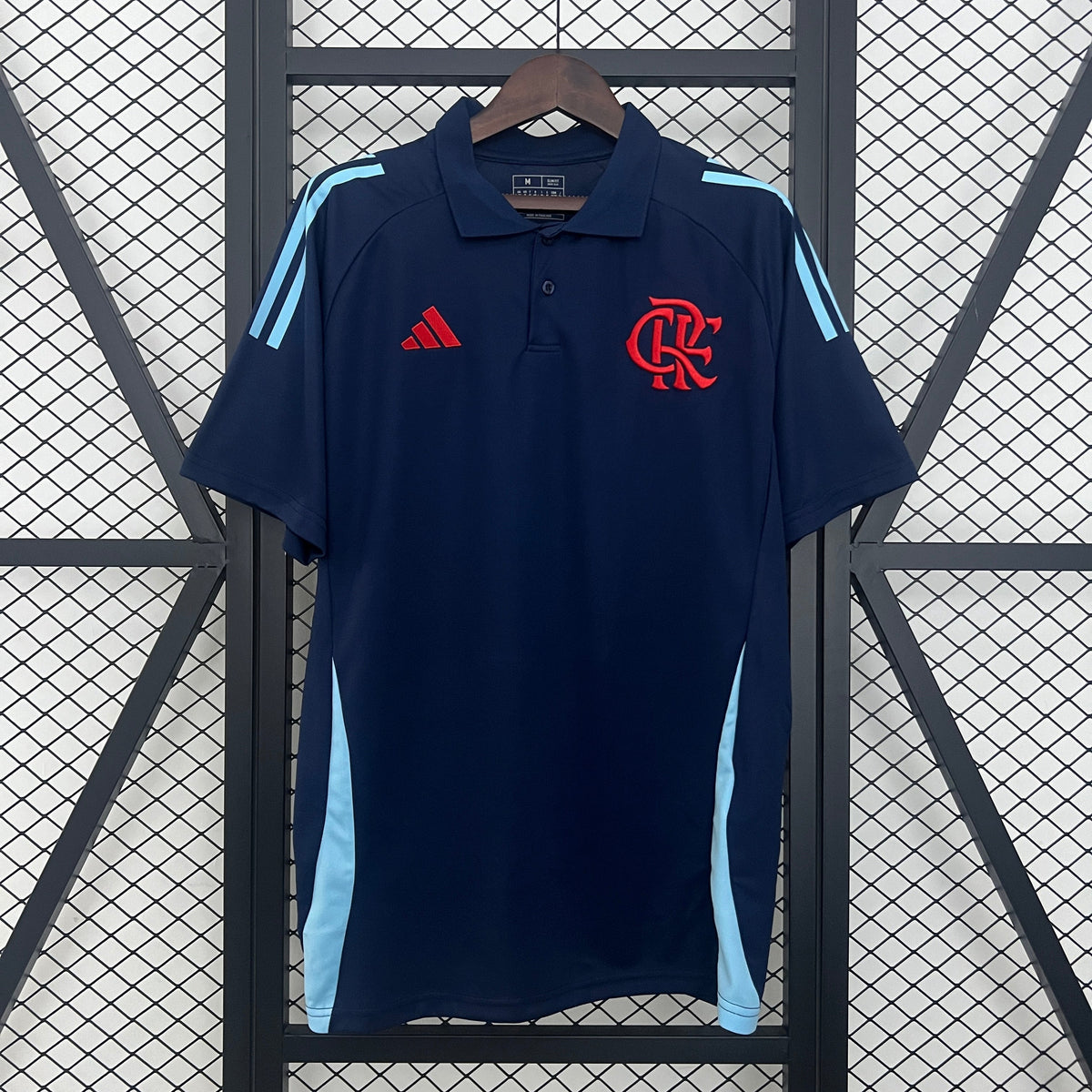 Camisa Flamengo Treino Azul Marinho Polo 25/26 - Versão Torcedor - Lançamento